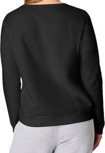 Sudadera de Algodón para Mujer, Diseño Nuevo, Lujosa, Manga Larga, Cuello Redondo, Hombros Caídos, Color Sólido, Cómoda, Informal, de Bangladesh - Product Image 3