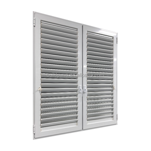 <span class=keywords><strong>Volet</strong></span> vertical moderne en aluminium à double panneau avec une grande surface de vue, durable et facile à nettoyer pour un usage résidentiel - Product Image 2