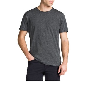 T-shirt en coton vierge de haute qualité à col rond et manches courtes, grande taille, pour hommes et femmes, prix de gros - Product Image 5