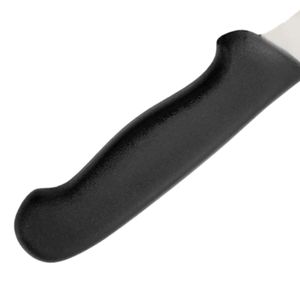 Couteaux à désosser à manche noir avec lame étroite argentée et poignée ergonomique lisse pour la préparation de la viande et les travaux de cuisine - Product Image 2