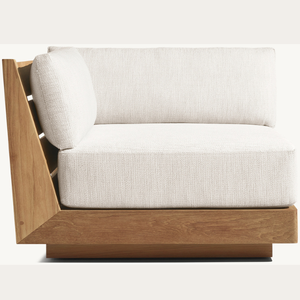 Canapé-lit en teck en promotion, avec mousse douce et résistante, adapté à l'extérieur comme à l'intérieur, robuste et durable. - Product Image 2