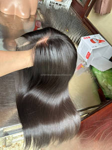 Premium Hair Products Vietnamese Raw Hair Lace <b>Front</b> <b>Wigs</b> 100 Virgin Hair Smooth Straight Human Hair <b>Wigs</b> Top Quality - Product Image 2