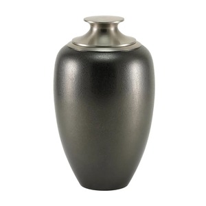 Jarrón de Metal Moderno con Tapa, Decorativo para Mesa, Adorno para el Hogar - Product Image 2