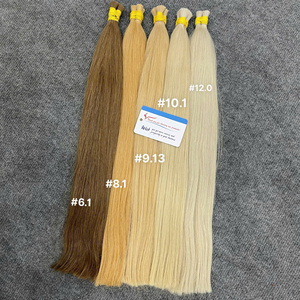 ผมต่อของมนุษย์แบบพรีเมี่ยมผมต่อแบบหนาสีปลายหนาและนุ่มลื่นพร้อมส่ง - Product Image 2