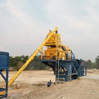 Centrale à béton portable Zeyu YHZS35, 35 m³/h, centrale à béton compacte mobile pour projets de construction temporaires