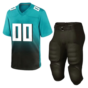 Uniforme de Fútbol Americano Personalizado, Estilo Único para Equipos Nacionales, Transpirable, de Secado Rápido, Mangas Cortas Estampadas, 100% Poliéster, Unisex - Product Image 2