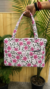 Bolsa de Transporte para Portátil de Algodón Acolchado con Estampado a Mano, Funda Protectora Acolchada Premium para Mac Book, Computadora Portátil, Oficina, Universidad - Product Image 6