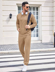 Conjunto Deportivo Informal y Cómodo para Hombre, Verano, 100% Algodón, Tela Suave y Transpirable, Pantalones Jogger Ajustados, Cintura Elástica - Product Image 4