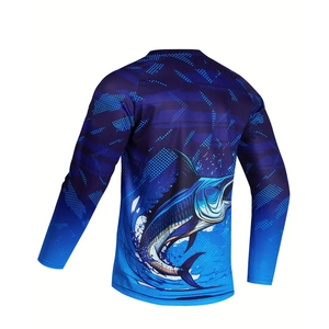 Nouveau T-shirt de pêche léger à manches longues pour homme, personnalisé par sublimation, respirant, UPF 50+, séchage rapide, le plus vendu 2026 - Product Image 5
