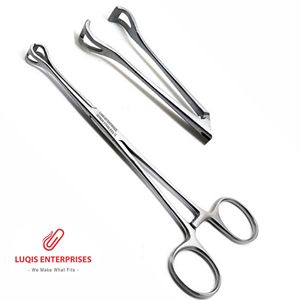 Pinzas para tejidos Babcock con mandíbulas extra delicadas, pinzas quirúrgicas de agarre, instrumento médico quirúrgico de acero inoxidable - Product Image 4