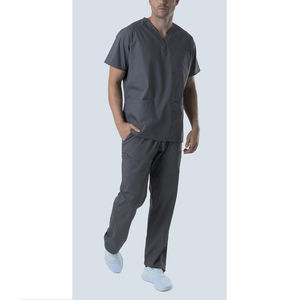 Ensembles de jogging unisexes en tricot respirant Spandex/Polyester, détectables par les capteurs, avec logo personnalisé, pour usage hospitalier - Product Image 2
