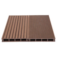 Planche de terrasse composite creuse carrée WPC de haute qualité 150*24,5 mm, imperméable, pour jardin et patio
