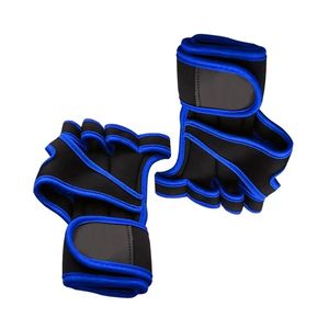 Gants en maille bleus avec support de poignet pour la prévention du syndrome du canal carpien, fabrication sur mesure - Product Image 1
