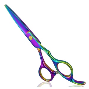Ciseaux de coiffure professionnels durables, 28 dents, acier inoxydable 9CR13, lame tranchante, pour droitiers, manche long, usage en salon - Product Image 5