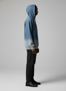 Custom Sun Faded Hoodie Men Heavyweight Oversized 100% Cotton Vintage Acid Wash Distressed Sun Dried Fleece Pullover Streetwear - Product Image 3