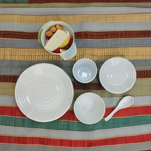 Vaisselle en plastique écologique Snow Peak White - Gobelets, bols à soupe, cuillères, assiettes - Fabriqué à Taïwan - Product Image 3