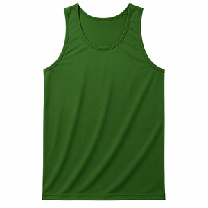 Custom Men’s Athletic <b>Singlet</b> Vest Stretch Performance Tank Top for Gym <b>Running</b> Sports Training OEM ODM Factory Supply - Product Image 5