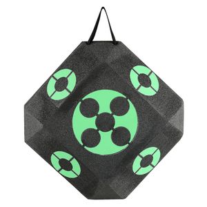 Objetivo de tiro con arco portátil de 15x15 pulgadas para exteriores, fácil de transportar con asa, para tiro en todos los lados, duradero, accesorio de tiro con flecha para tiro en todos los lados. - Product Image 2