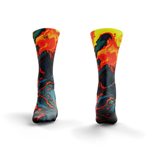 Custom Knitted Spandex Nylon Sports <b>Socks</b> High Crew Yoga Sports <b>Socks</b> Antibacterial Breathable Eco Friendly High <b>Grip</b> Anti Slip - Product Image 4