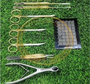 Set Quirúrgico Avanzado de 11 Piezas para Corrección de Hombro en Rhinoplastia, Instrumentos ENT de Hueso con PVD Dorado, Manual, Aprobado por CE ISO, Pentax Surgical - Product Image 3
