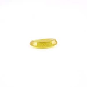 Synthetic Red Oval Sapphire-3.45 Carat Calibrated Loose Gemstone for Jewelry - Product Image 3