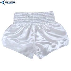 Men’s Boxing Shorts Quick Dry Polyester Muay Thai Training Shorts OEM Custom Design Bulk Order - Product Image 2