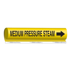 Brady Flexible Medium Pressure Steam Pipe <b>Marker</b> for Industrial & Power <b>Plant</b> Identification - Product Image 3