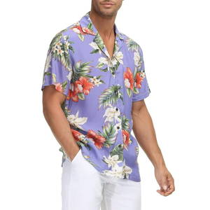 High Quality <b>Mens</b> Casual <b>Shirts</b> Fashion Personal Hawaiian Printing Short Sleeve <b>Shirt</b> <b>Beach</b> <b>Mens</b> Casual <b>Shirts</b> - Product Image 1