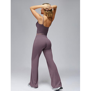 Conjunto Deportivo de 10 Piezas sin Costuras para Mujer, Sujetador Deportivo, Leggings de Cintura Media, Ropa Deportiva para Yoga, Tela Inteligente con Elasticidad Activa y Antiarrugas - Product Image 4