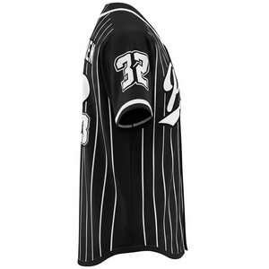 Maillot de baseball à boutons, uniforme respirant et anti-humidité, grande taille, personnalisable, vierge, pour fans et sportifs - Product Image 4