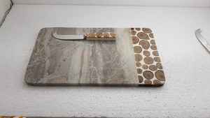 Tabla de Cortar de Mármol con Juego de Cuchillos para Cocina, Frutas, Verduras y Queso, al Mejor Precio, Suministro de Fábrica - Product Image 2