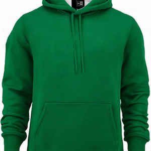 Sudadera con Capucha Verde Oliva para Hombre, Corte Regular, Felpa de Algodón, Estilo Casual, Tejido Sólido, Estilo Otoñal - Product Image 6