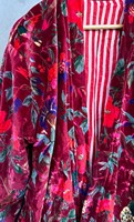 Jaket Musim Dingin Panjang Unisex Terlaris, Jubah Beludru Motif Burung Bolak-Balik, Lengan Panjang, Ukuran Bebas, Penutup Sabuk Katun
