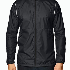 Men's Windproof Racer <b>Jacket</b> Solid Color Polyester Zipper Closure Stand Collar Casual Autumn Wear Regular Fit - Product Image 5