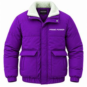 Chaqueta Acolchada de Invierno al por Mayor con Cuello de Borrego, Abrigo Cálido Acolchado, Fabricante y Proveedor Directo de Ropa Exterior Acolchada Personalizada - Product Image 1