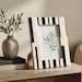 HANDICRAFTS ZONE Handmade Bone Inlay Vertical Classical Photo <b>Frame</b> Tabletop Wall Mount Lightweight Elegant Modern <b>Black</b> Beige - Product Image 3