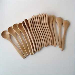 ช้อนชาไม้ ดีไซน์คลาสสิก ด้ามสั้น เป็นมิตรกับสิ่งแวดล้อม MN EXPORTS MNE-1232 ของชำร่วยงานแต่งงาน - Product Image 2
