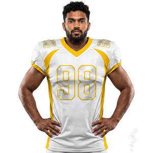 Men's Sports Mesh American Football Jerseys American Football Jersey with Name Number Men V-Neck Football Jerseys - Product Image 6