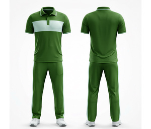 High Performance <b>Cricket</b> Jersey and Trouser Set | Men Women Youth <b>Cricket</b> Wears Polo Shirt and Trouser Full Team - Product Image 3