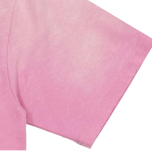 T-shirt rose délavé de haute qualité pour homme, style vintage, effet délavé par pulvérisation, coupe lourde, épaules tombantes, streetwear, t-shirt vierge, vente en gros - Product Image 3