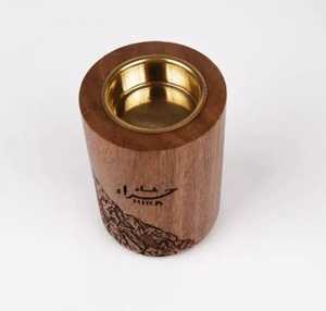 Brûleur d'encens en bois de santal avec calligraphie arabe, diffuseur aromatique artisanal religieux, décoration d'intérieur toute saison - Product Image 3