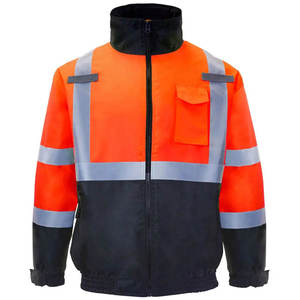 Heavy Duty High Visibility Safety <b>Jacket</b> Reflective Outdoor Workwear for Mining and Industrial <b>Workers</b> - Product Image 2