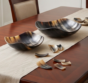 Cuenco de Cuerno Premium, Pieza Decorativa Única Hecha a Mano, Vajilla Rústica Clásica, Perfecta para la Mesa del Comedor y Decoración de Interiores - Product Image 5