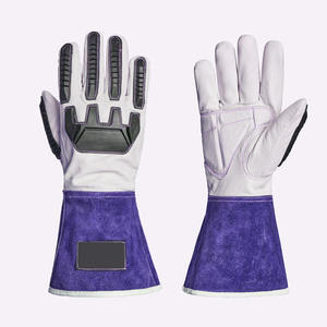 Brown Leather Work <b>Gloves</b> Motorcycle <b>Gloves</b> Cowhide Gardening Driver Yard Work Heavy Duty General Leather Working <b>Gloves</b> - Product Image 5