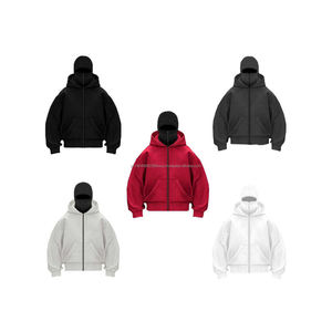 Sudadera con Capucha de Forro Polar Sherpa Ultra Suave y Cálida para Hombre, Sudadera Negra con Bordado Personalizado - Product Image 3