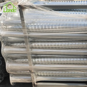 <span class=keywords><strong>Pile</strong></span> hélicoïdale à vis au sol galvanisée de 1000mm avec bride ronde de 220mm pour système de fondation solaire Panal - Product Image 4