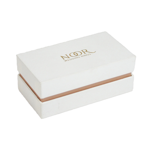 Caja de cartón rectangular de 112x62x45mm impresa personalizada al por mayor inserto de goma espuma de terciopelo de estilo moderno para pendientes de joyería - Product Image 2