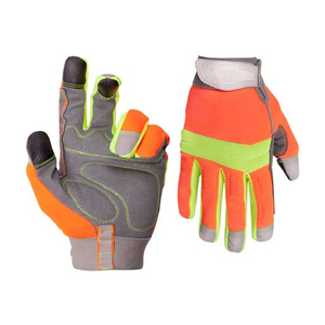 Guantes de Trabajo de Alta Visibilidad para Mayor Protección, Ideales para Construcción, Montaje, Perforación, Trabajos al Aire Libre con TPR - Product Image 6