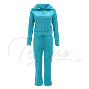 Wholesale Plain Color Women Tracksuit Street Wear New Arrival Women <b>Track</b> <b>Suit</b> for Adult Ladies Plus Size Tracksuits - Product Image 2