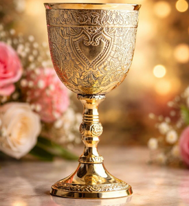 Handcrafted Stainless Steel <b>Wine</b> <b>Goblet</b> with Artistic Engraving for Luxury Dining Stainless Steel Juice Glass for Party Events - Product Image 2